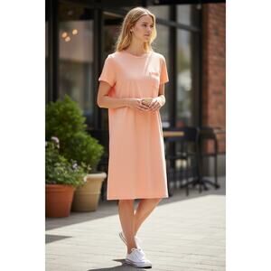 Gap Pocket T-shirt Dress Belle Pink Size Large NWT Casual Summer Cover up